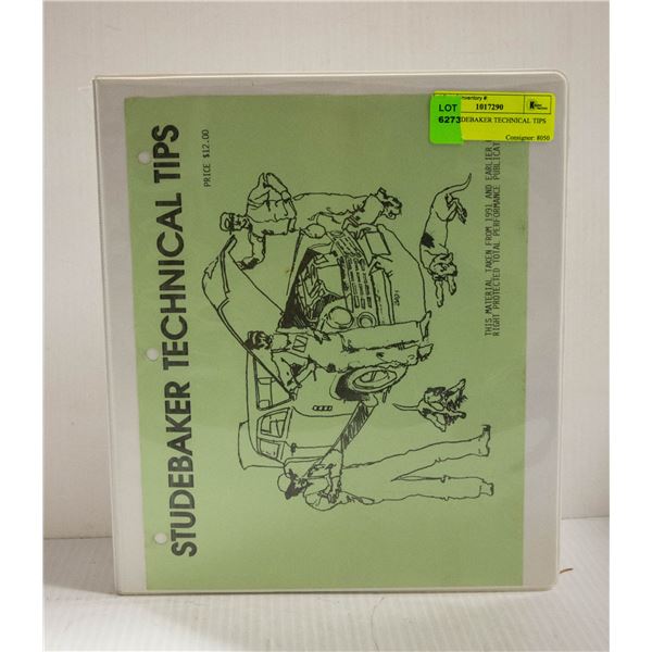 1991 STUDEBAKER TECHNICAL TIPS