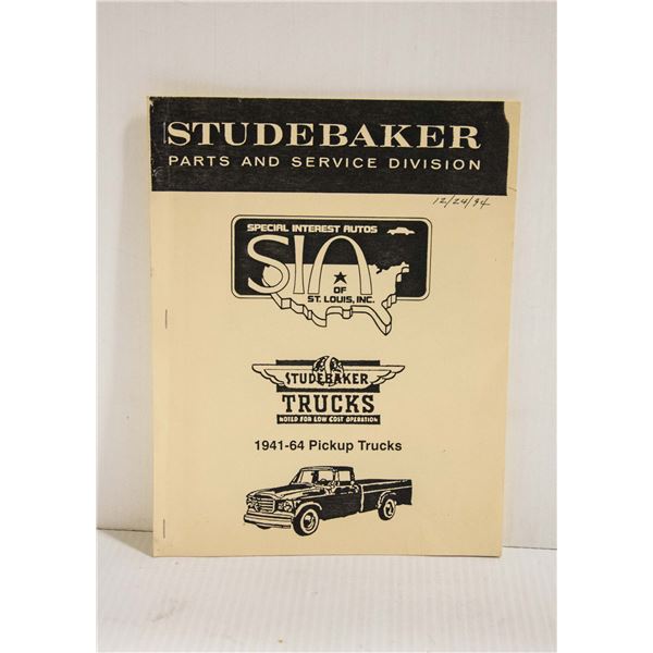 STUDEBAKER TRUCK PARTS 1994