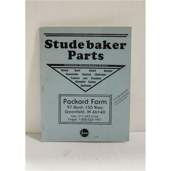 STUDEBAKER PARTS PACKARD FARM