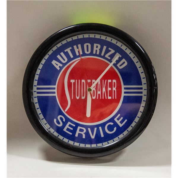 STUDEBAKER AUTHORIZED SERVICE CLOCK