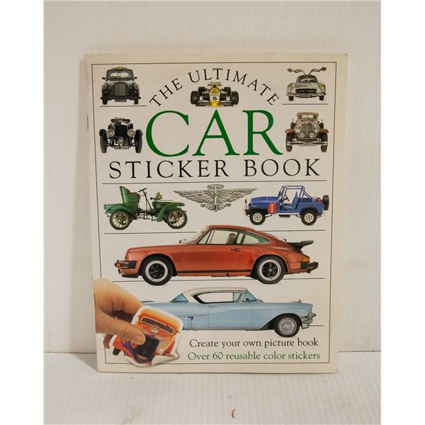 "THE ULTIMATE CAR STICKER BOOK"