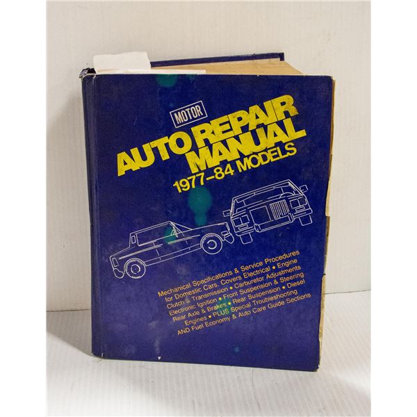 MOTOR - AUTO REPAIR MANUAL 1977-1984