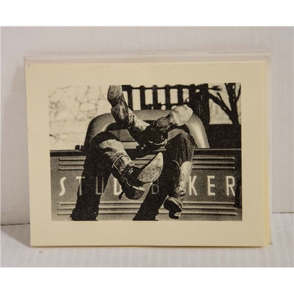 FIVE PACK STUDEBAKER CARDS AND ENVELOPES