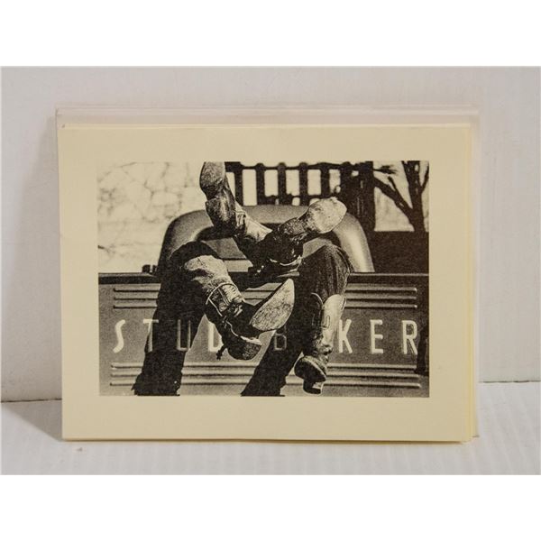 FIVE PACK STUDEBAKER CARDS AND ENVELOPES