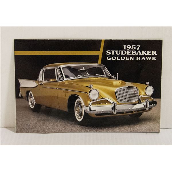 1957 DANBURY MINT BROCHURE GOLDEN HAWK