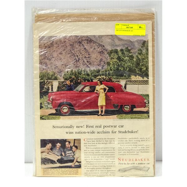 1947 STUDEBAKER AD