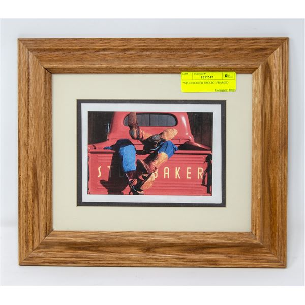 "STUDEBAKER FROLIC" FRAMED