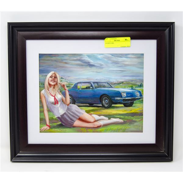 AVANTI GIRL FRAMED PICTURE
