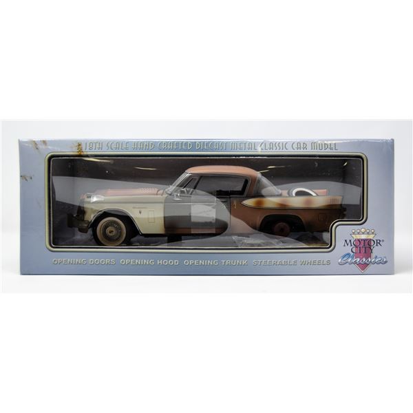STUDEBAKER 1:18 DIESCAST UNRESTORED 57 GOLDEN