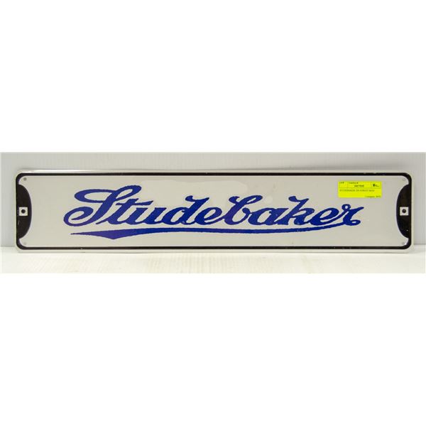 STUDEBAKER TIN STREET SIGN
