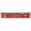 Image 1 : STUDEBAKER HIGHWAY EMBOSSED SIGN