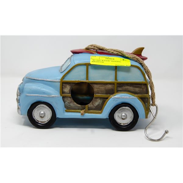 "WOODY WAGON" HANGING BIRDHOUSE