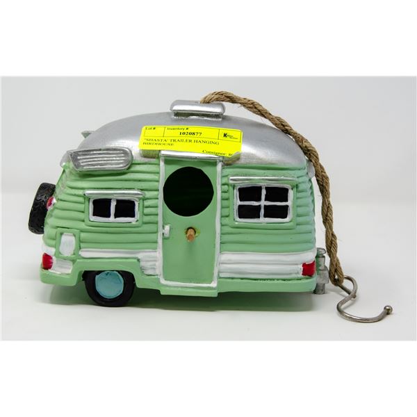 "SHASTA' TRAILER HANGING BIRDHOUSE