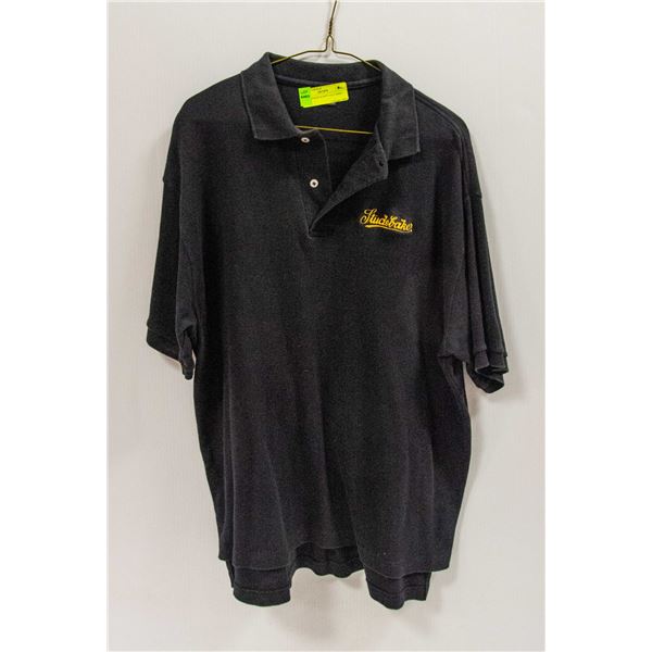 STUDEBAKER SCRIPT GOLF SHIRT XL