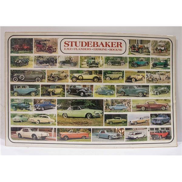 STUDEBAKER POSTER "START TO FINISH"