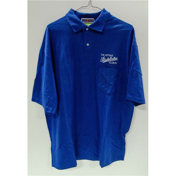 ANTIQUE STUDEBAKER CLUB GOLF SHIRT LARGE