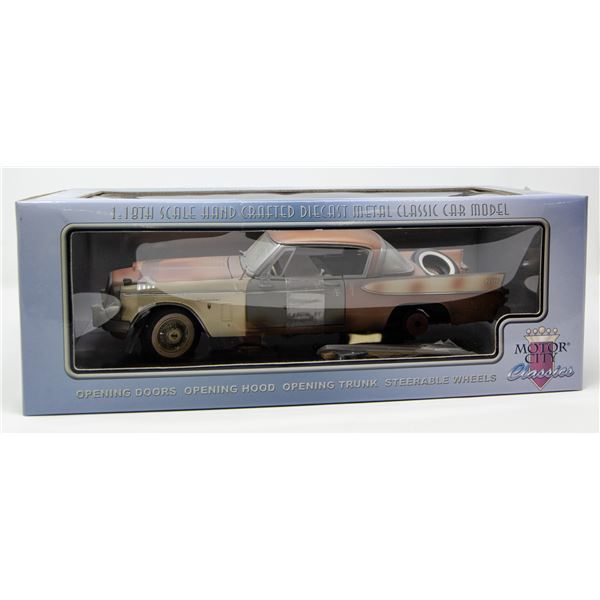 STUDEBAKER GOLDEN HAWK "UNRESTORED" 1:18 DIECAST