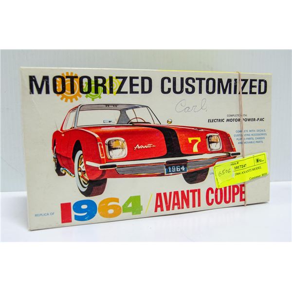 MOTORIZED 1964 AVANTI MODEL