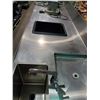 Image 2 : STAINLESS STEEL COMMERCIAL 96"W X 29"D X 43"H PREPARATION STATION WITH 2 ELECTRIC WATER PUMP &