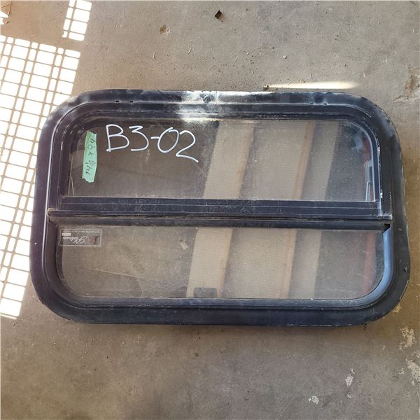 Used Black Radius Opening Window : 37 X 31 X 2