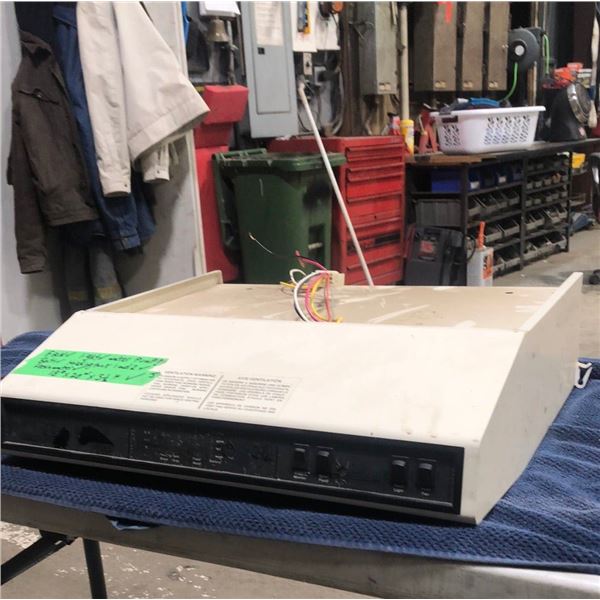 Used Jensen RV Range Hood Fan With Tank Monitor C21P1