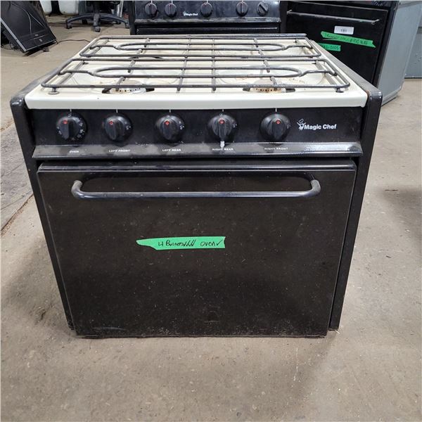 Used Magic Chef 3 Burner RV Range / Cooktop BT18RA4Z
