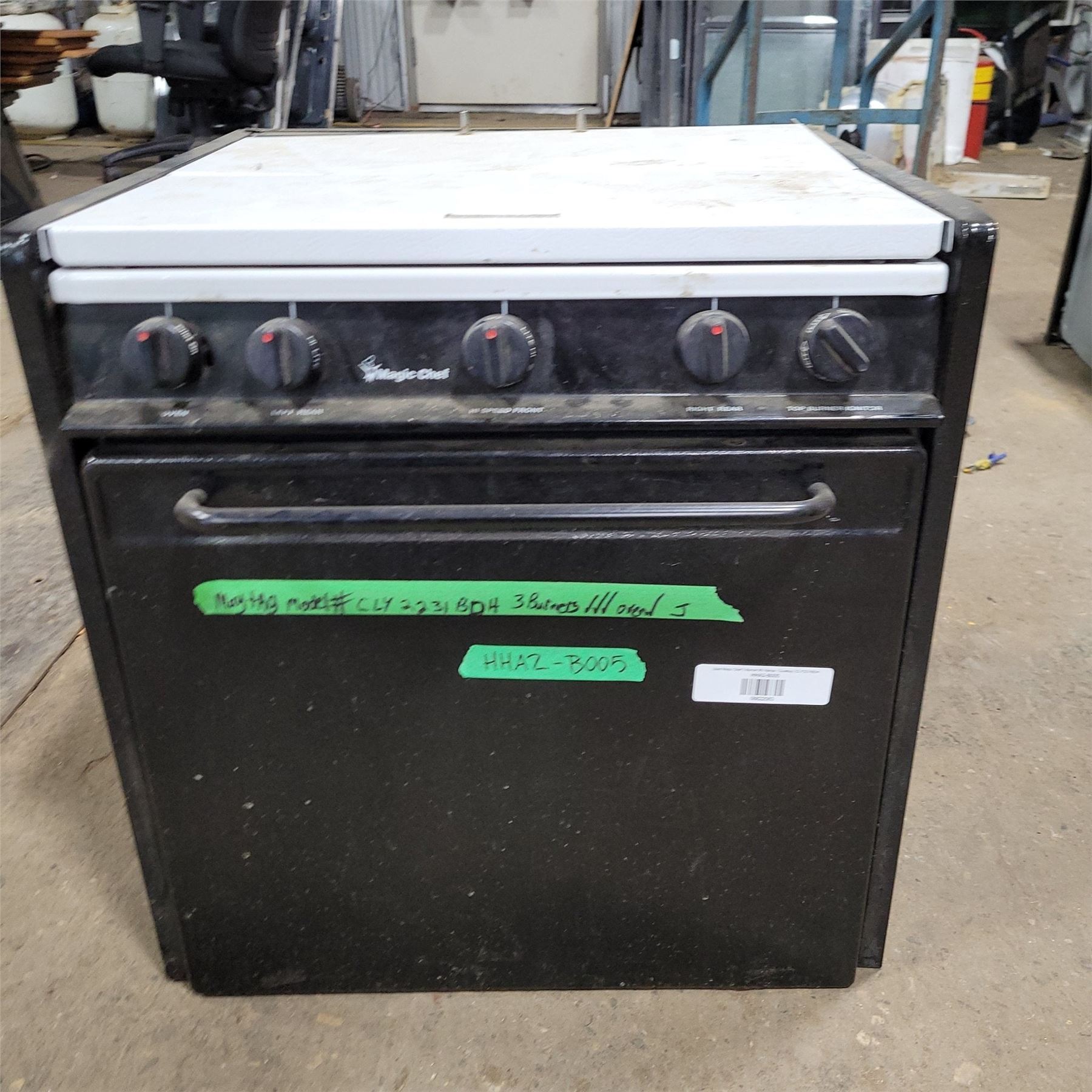 Used Magic Chef 3 Burner RV Range / Cooktop CLY2231BDH