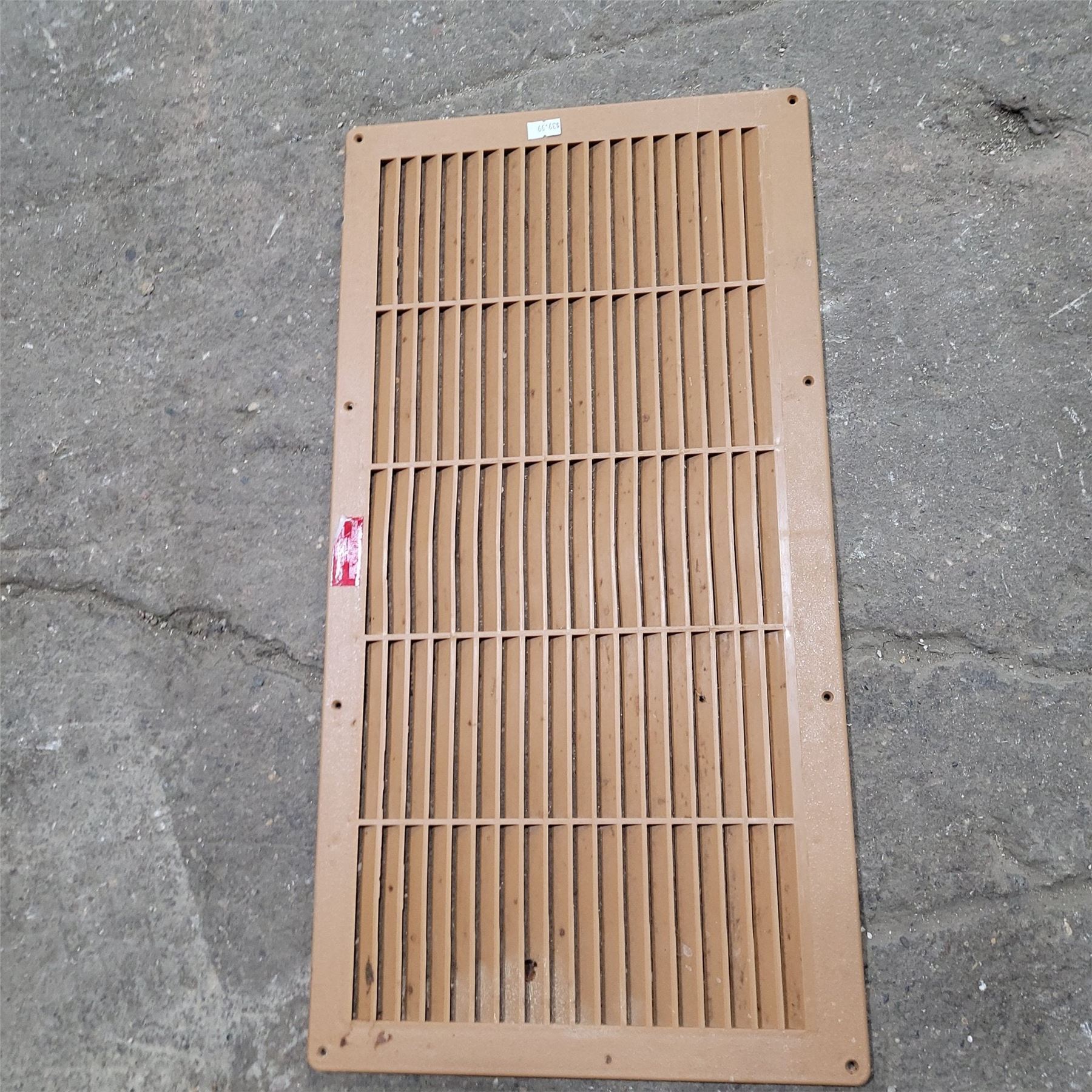 Used Plastic RV Interior Furnace Access Door 23 1/4" W X 12" H