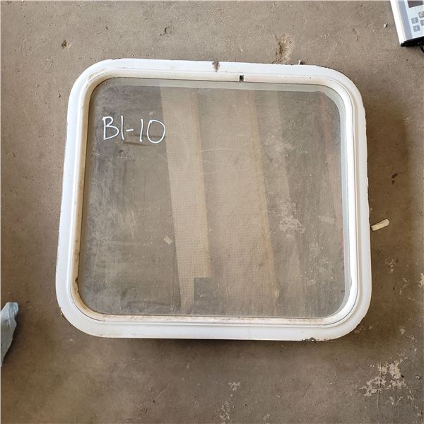 Used White Radius Emergency Opening Window : 35 1/2