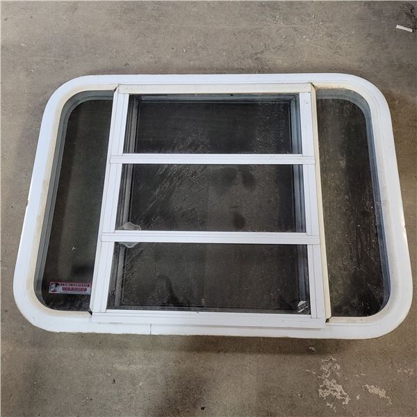 Used White Radius Emergency Opening Window : 35 1/2