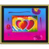 Image 2 : Peter Max- Original Lithograph "Two Hearts on Blends"