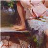 Image 3 : Pino (1939-2010)- Hand Embellished Giclee on Canvas "Sweet Scent"