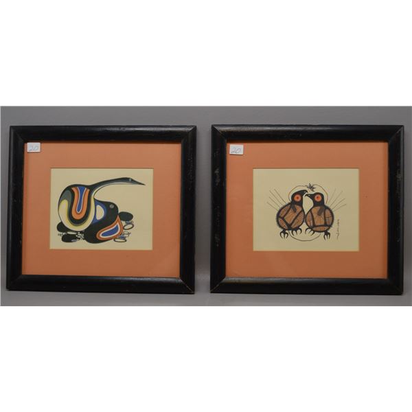 TWO NORTH WEST COAST PRINTS