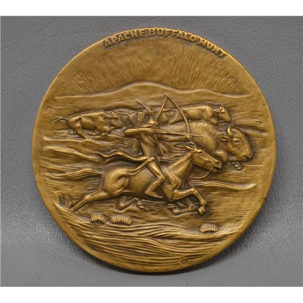 MEDALLIC ART COMPANY  BRONZE MEDAL BY ALLEN HOUSER