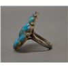 Image 2 : NATIVE AMERICAN NAVAJO SILVER AND TURQOIUSE RING