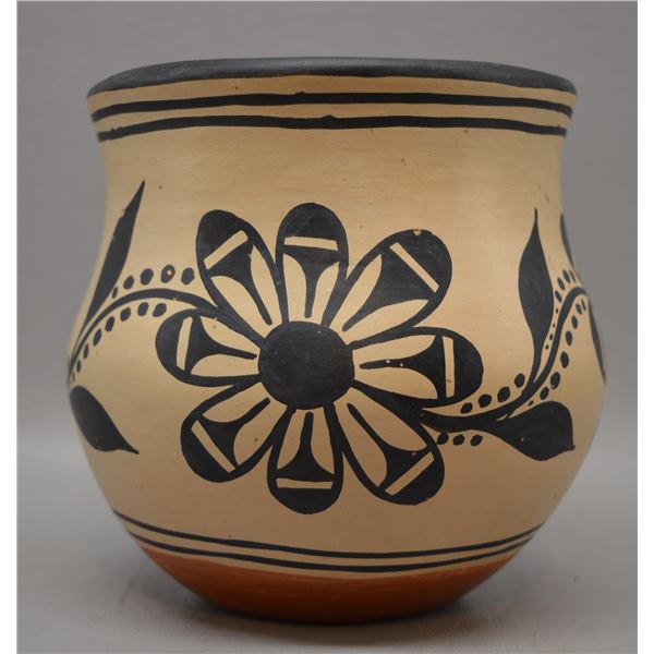 NATIVE AMERICAN SANTO DOMINGO POTTERY BOWL BY SANTANA MELCHOR