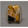 Image 1 : NATIVE AMERICAN ZUNI SILVER RING SIGNED WITH LOGO