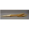Image 9 : SALAD FORK AND SPOON WITH DECORATIVE HANDLE