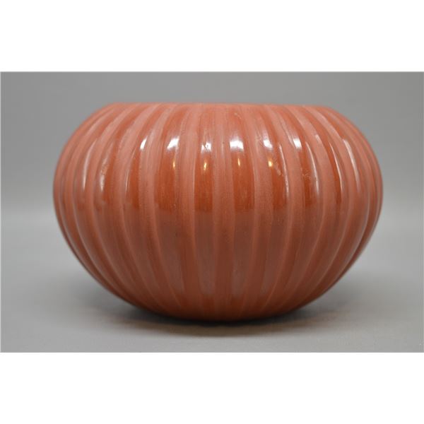 NATIVE AMERICAN SANTA CLARA POTTERY BOWL BY ANGILA BACA
