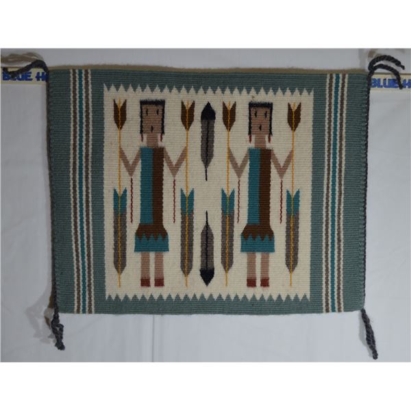 NATIVE AMERICAN NAVAJO YEI TEXTILE