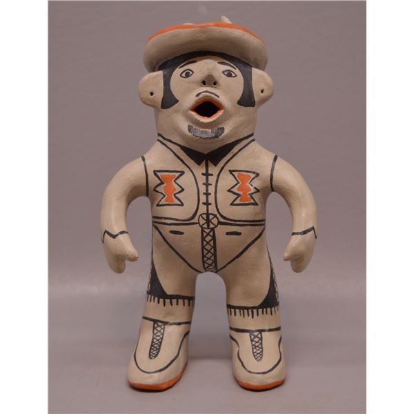 NATIVE AMERICAN COCHITI POTTERY FIGURE BY MARTHA ARQUERO