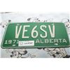 Image 1 : ALBERTA HAM RADIO OPERATORS LICENSE PLATE