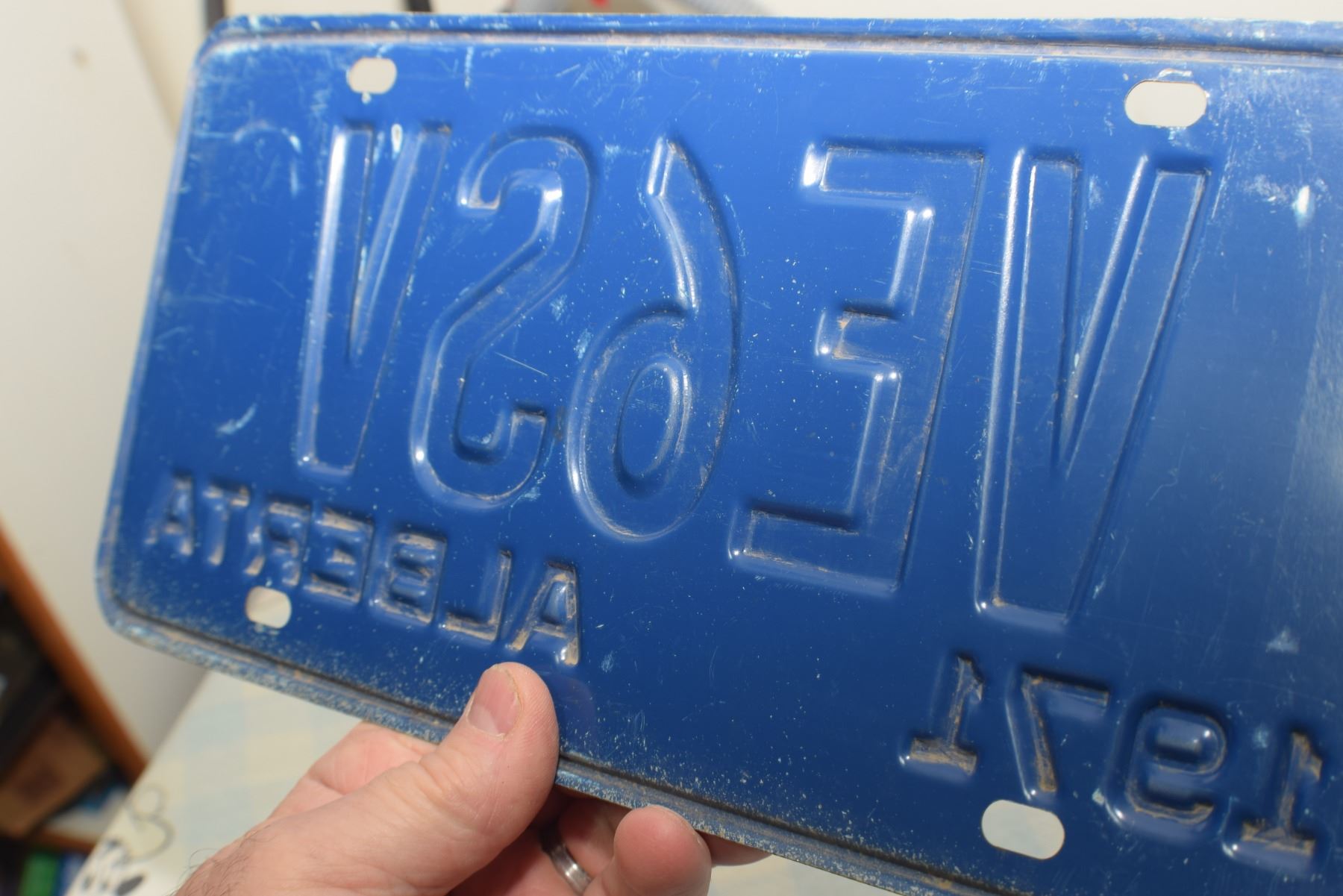 ALBERTA HAM RADIO OPERATORS LICENSE PLATE