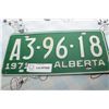 Image 1 : ALBERTA 1971  LICENSE PLATE