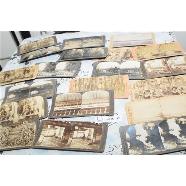 STEREOSCOPE LOT CARDS --CHILD LABOR -- LORD KITCHENER