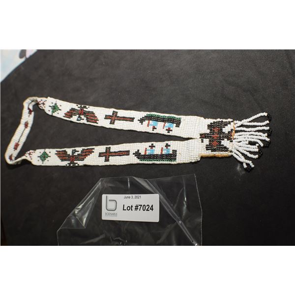 NATIVE BEADWORK NECKLACE