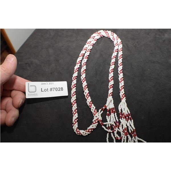 NATIVE BEADWORK NECKLACE