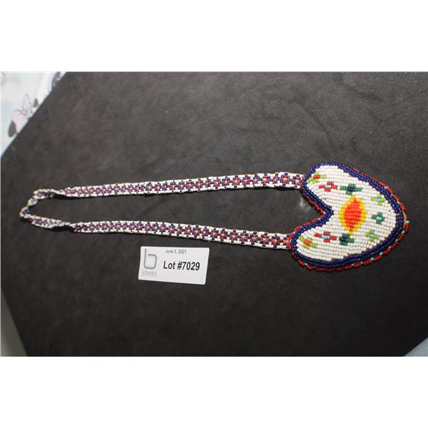 NATIVE BEADWORK NECKLACE
