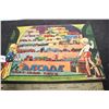 Image 1 : NOS ARCADE CAST IRON TOY SIGN , LITHO TIN , NOS ANTIQUE