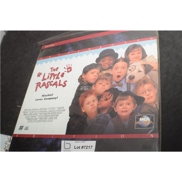 LITTLE RASCALS LASERDISC MOVIE